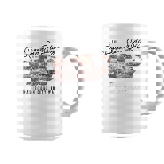 El Puente De Roseman Est 1883 Madison County Iowa Taza de café - Regaloses