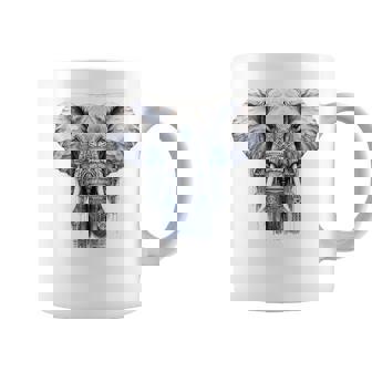 Elephant Artwork Animal Motif Art Animal Elephant Coffee Mug | Mazezy