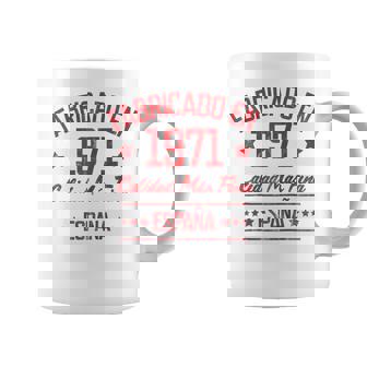 Fabricado En 1971 España Regalo Para Hombres Es Manga Raglan Taza de café - Regaloses