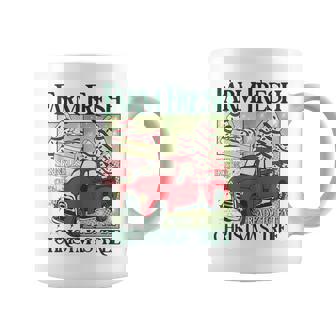 Farm Fresh Christmas Tree Xmas Frosting Cake Debbie Coffee Mug - Monsterry