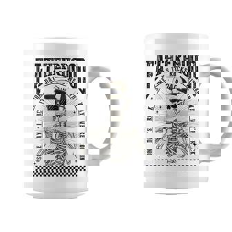 Fatherhood Skeleton Rockin Some Days Vintage Dad Coffee Mug | Seseable UK