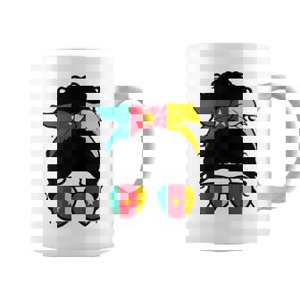 Fille Camerounaise Drapeau Cameroun Fière Camerounaise Tasse - Cadeauxyz