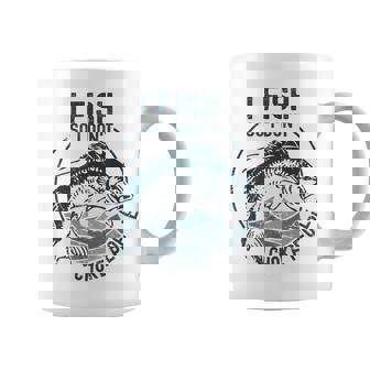 I Fish So I Don't Choke People Sayings Fishing Coffee Mug | Mazezy