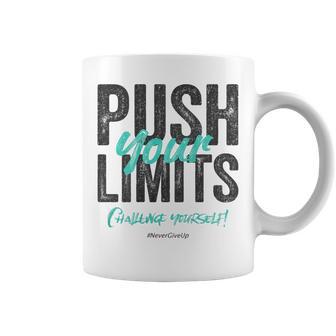 Fitness Quote Y2k Gym Training Back Print Yoga Sport Workout Coffee Mug - Thegiftio UK