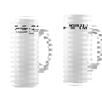 Freedom American Flag Christ Is King Sets You Free Coffee Mug - Thegiftio