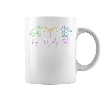 Frog Dragonfly Turtle Political Coffee Mug | Seseable UK