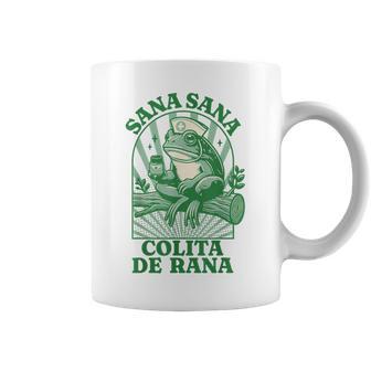 Frog Sana Sana Colita De Rana Cute Mexican Nurse Coffee Mug - Thegiftio UK