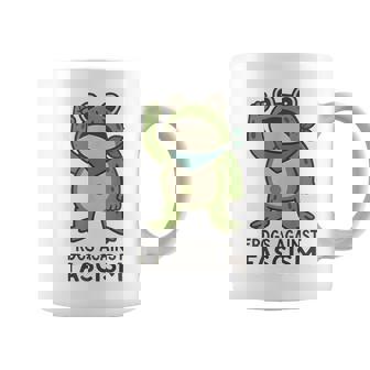 Frogs Against Fascism Portland Frog Protest Coffee Mug | Mazezy