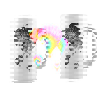 Fun Hot Air Balloon Hippie Tie Dye Ballooning Lt Coffee Mug | Mazezy