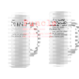 Funcle Definition Divertido Regalo De Broma Para Tío Taza de café - Regaloses