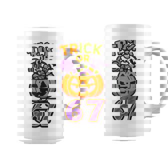67 Halloween Trick Or Treat Pumpkin Boys Six Seven Coffee Mug - Thegiftio