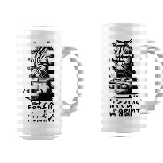 Cat Coffee Sarcastic Women's First Of All Im A Delight Coffee Mug | Mazezy