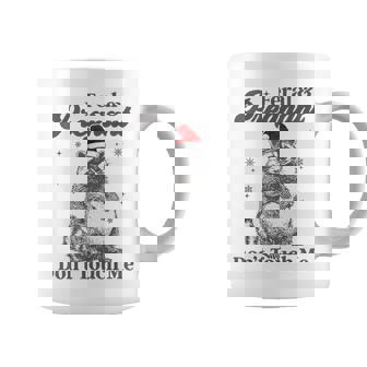 Christmas Raccoon Feral And Pregnant Don't Touch Me Coffee Mug | Seseable FR