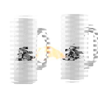 English Bulldog Apparel Bulldog Mom Life Is Ruff Coffee Mug - Monsterry