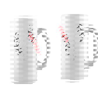 My Favorite Player Calls Me Step-Mom Baseball Heart Coffee Mug - Thegiftio