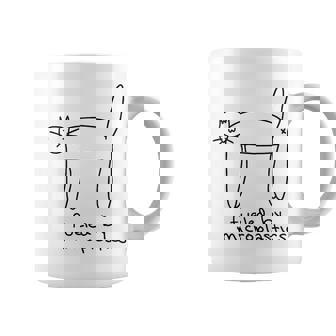 Fueled By Microplastics Cat Coffee Mug | Seseable FR