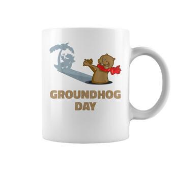 Happy Groundhog Day February 2Nd Meteorology Shadow Coffee Mug - Thegiftio