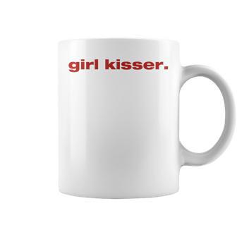 Lesbian Girl Kisser Pride Month Lgbtq Bisexual Ally Coffee Mug | Seseable CA