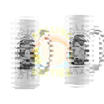 Rolling Fatties Siamese Cat Breed Mom Dad Kitten Retro Coffee Mug | Mazezy