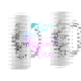 Skull The Good Girl In Me Got Tired Of The Bullshit Coffee Mug - Monsterry