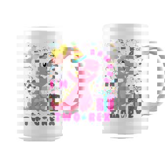 Girl 2Nd Birthday Two Rex Second 2 Year Old Dinosaur Match Coffee Mug | Mazezy