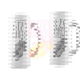 Glizzy Gobbler Coquette Adult Unhinged Humor Coffee Mug | Mazezy