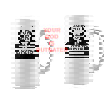 Your God Is Outdated Paganism Goth Metal Dark Ambient Music Coffee Mug | Mazezy