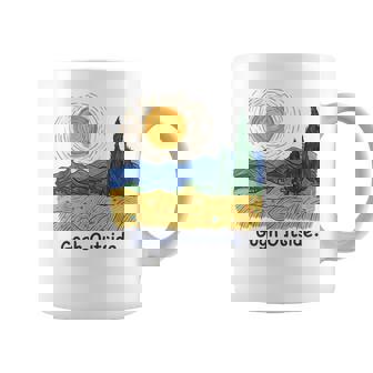 Gogh Outside Starry Night Nature Lover Inspirational Artist Coffee Mug | Seseable CA