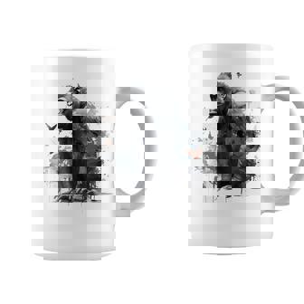 Gorilla Lover アートワーク 鳥 動物 モチーフ ゴリラ コーヒーマグ - Kawaiitshirt