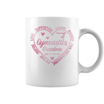 Gymnastics Grandma Heart Gymnast Grandma Matching Family Coffee Mug - Thegiftio UK