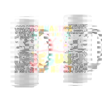 Gymnastics In Veins Jesus In My Heart Groovy Gymnast Acrobat Coffee Mug - Thegiftio