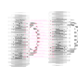 Hair Growth Chart Hair Length Check Backprint Coffee Mug | Mazezy