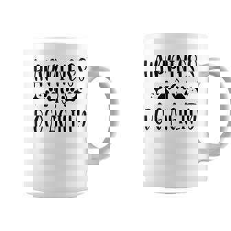 Happiness Is Dog Agility Dog Agility Lover Men Women Coffee Mug | Mazezy