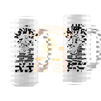 Haunted By 67 Teacher Ghost Pumpkin Halloween Costume Coffee Mug | Mazezy