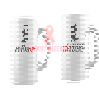 Heart Disease Awareness We Wear Red In February Go Red Coffee Mug | Seseable CA