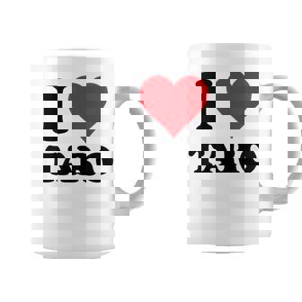 I Heart Taro 名 I Love パーソナライズ コーヒーマグ - Kawaiitshirt