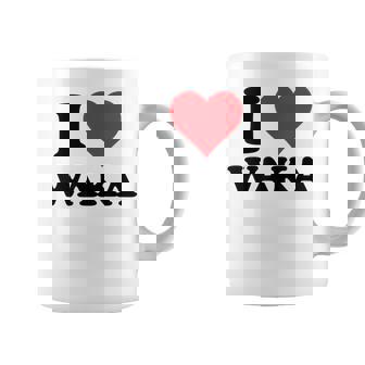 I Heart Waka ファーストネーム I Love パーソナライズ コーヒーマグ - Kawaiitshirt
