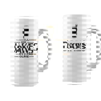 Hello Darkness My Old Friend Beer Drinker Beer Lover Coffee Mug - Monsterry