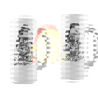 Holland Lop Rabbit Bunny Chew Christmas Light Xmas Holiday Coffee Mug | Mazezy