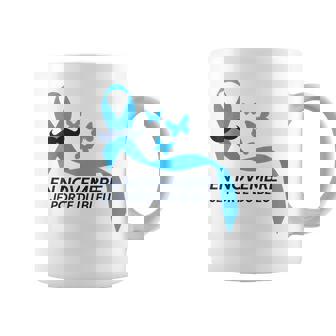Homme Novembre Bleu Cancer Prostate Moustache Ruban Bleu 2025 Tasse - Cadeauxyz