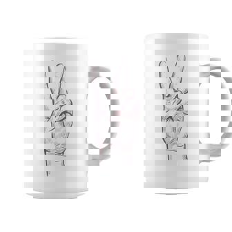 Igne De Paix De La Mainictoire S Paix Tasse - Cadeauxyz