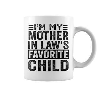 I'm My Mother In Law's Favorite Child Mother In Law Coffee Mug - Monsterry
