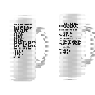 Impresionante Desdeeptiembre 1946 Nacido En 1946Intage Birthday Taza de café - Regaloses