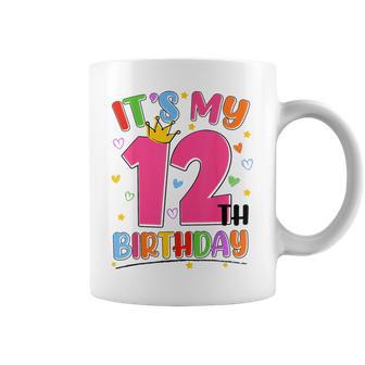 It's My 12Th Birthday Party Ns Girls 12 Year Old Bday Coffee Mug - Thegiftio UK
