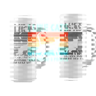 J'aime Les Chats Et Peut-Être 3 Personnes Cat Lover Cat Trainer Animal Tasse - Cadeauxyz