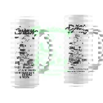 Jardinería Porque El Asesinato Está Mal Broma Divertida Para Amantes De Las Plantas Taza de café - Regaloses