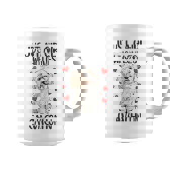 Just A Girl Who Loves Cavachon Cavachon Dog Owner Coffee Mug - Thegiftio