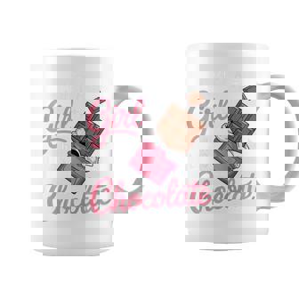 Just A Girl Who Loves Chocolate Coffee Mug | Seseable CA