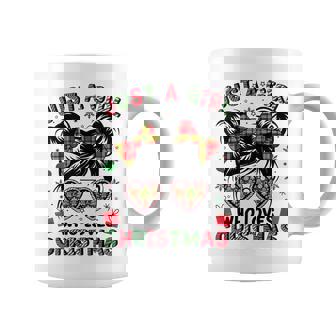 Just A Girl Who Loves Christmas Christmas Xmas Pajama Coffee Mug | Seseable UK