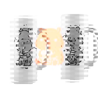 Kawaii Capybara Boba Bubble Tea Lindo Anime Niñas Niños Adolescentes Taza de café - Regaloses